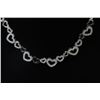 Image 1 : 18K White Gold Necklace/Diamond- 2.30ct