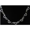 Image 2 : 18K White Gold Necklace/Diamond- 2.30ct