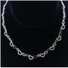 Image 4 : 18K White Gold Necklace/Diamond- 2.30ct