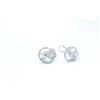 Image 4 : 18K White Gold And Diamond Earring Round Shape Diamond-1.19ct Princess Shape Diamond- 0.67ct Weight-