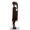 Image 1 : African, Tall Bird Figure, Carved Wood and Paint