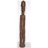 Image 1 : African, Tall Bearded Figure II, Carved Wood and Paint