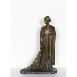 Bessie Potter Vonnoh, Standing Woman, Bronze Sculpture