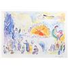 Image 1 : Marc Chagall, La Procession de Noel, Lithograph