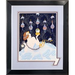 Erte, Stolen Kisses, Serigraph