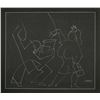Image 1 : Alexander Raymond Katz, Straphangers (Double-Sided), Brush Drawing