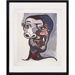 Pablo Picasso, Tete de Homme, Lithograph