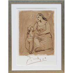 Pablo Picasso, Maternite, Lithograph
