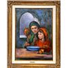 Image 1 : Sandu Liberman, Mother and Daughter, Oil Painting