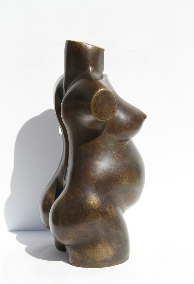 Telly Mia, Fertility Venus, Bronze Sculpture
