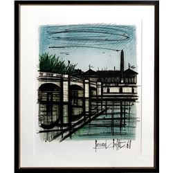 Bernard Buffet, Place de la Concorde, Lithograph