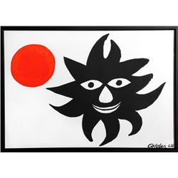 Alexander Calder, Red Sun, Lithograph