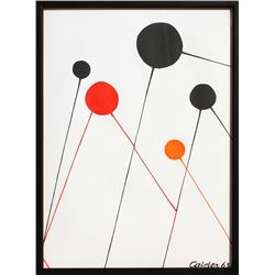 Alexander Calder, Balloons, Lithograph