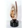 Image 2 : Antoine Poncet, Untitled, Polished Bronze Sculpture on Marble Base