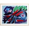 Image 1 : Karel Appel, Walking with my Bird, Lithograph