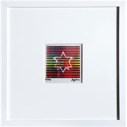 Yaacov Agam, Two Stars (Small), Agamograph