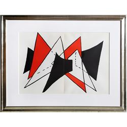 Alexander Calder, Study for Sculpture II from Derriere Le Miroir, Lithograph