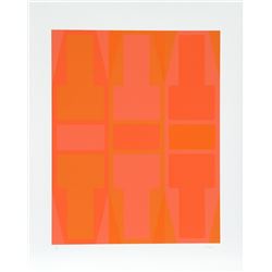 Arthur Boden, T Series (Orange), Serigraph