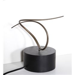 Jose de Rivera, Construction #78a, Rotating Forged Bronze Rod Sculpture