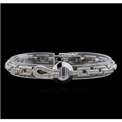 14KT White Gold 0.72 ctw Diamond Bracelet