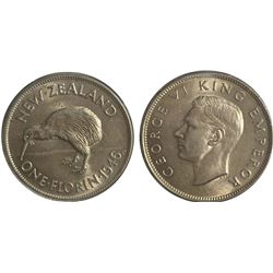 New Zealand, Florin-Half Crown, 1941-1946
