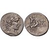 Image 1 : Roman Republic, C. Vibius C.F Pansa Silver Denarius, 89BC, gVF