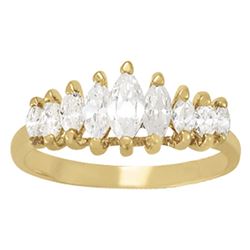 14kt gold 3.56 gram Wedding Bands/Fancy Shape/Marquise