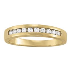 14kt gold 3.29 gram Wedding Bands/Channel Set