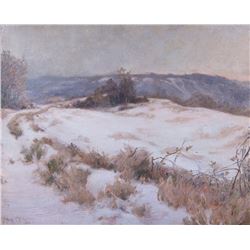 Suzor-Coté, Marc-Aurèle de Foy (1869-1937) Effet de neige sur les coteaux de Cernay (1906)