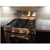 Image 2 : GENERAL ELECTRIC STAINLESS STEEL 5 BURNER NATURAL GAS OVEN WITH KRUGER STAINLESS STEEL HOOD FAN