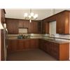 Image 2 : HONEY BROWN AND EARTH TONE 10' X 12' X 8' TALL KITCHEN SUITE WITH TILE BACKSPLASH