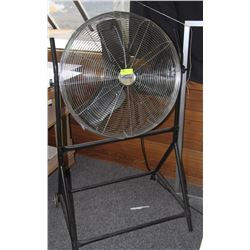 LARGE MATRIX FLOOR FAN, SMALL FAN & STEREO