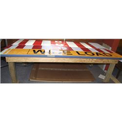 LARGE MOVABLE WORK/CUTTING TABLE