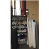 Image 1 : LOT OF ASSORTED PRINTING SHEETING WITH CABINET
