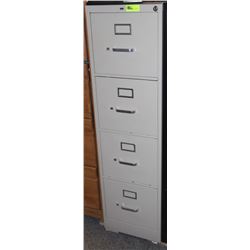 4 DRAWER BEIGE LETTER FILING CABINET