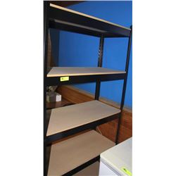 5 TIER BLACK METAL SHELF