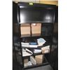 Image 1 : 2 DOOR BLACK CABINET