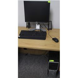 DELL T5400 CPU, MONITOR, KEYBOARD, MOUSER &