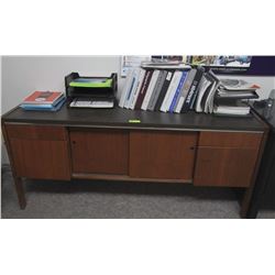 CREDENZA WITH CATALOGUES & PRINTING INFORMATION