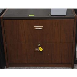 2 DOOR LATERAL FILING CABINET