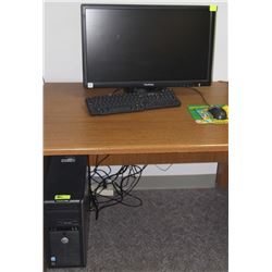 DELL OPTIPLEX GX620 COMPUTER WITH 27" MONITOR,