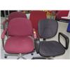 Image 1 : LOT OF 4 ASSORTED OFFICE CHAIRS