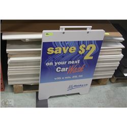 LOT OF SANDWICH BOARD