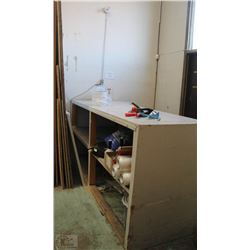 LOT OF MISC PLYWOOD AND OSB WITH SHIPPERS COUNTER