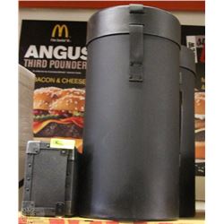 LOT OF 3 HARD PLASTIC TRANSPORT CONTAINERS