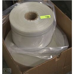 LOT OF 2 ROLLS OF PLASTIC