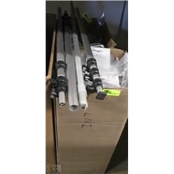 LOT OF 2 BANNER LITE EXPANDABLE POLES