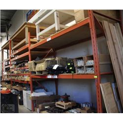 LOT OF 3 SECTIONS OF PALLET RACKING