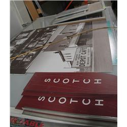LOT OF ADVERTISEMENT DISPLAYS AND MISC POSTERS