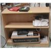 Image 1 : WOODEN SHELF INCL MISC ROUTERS, AND NETWORK
